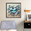 Blue Heart- Round AB Drills Diamond Painting(35x35cm)