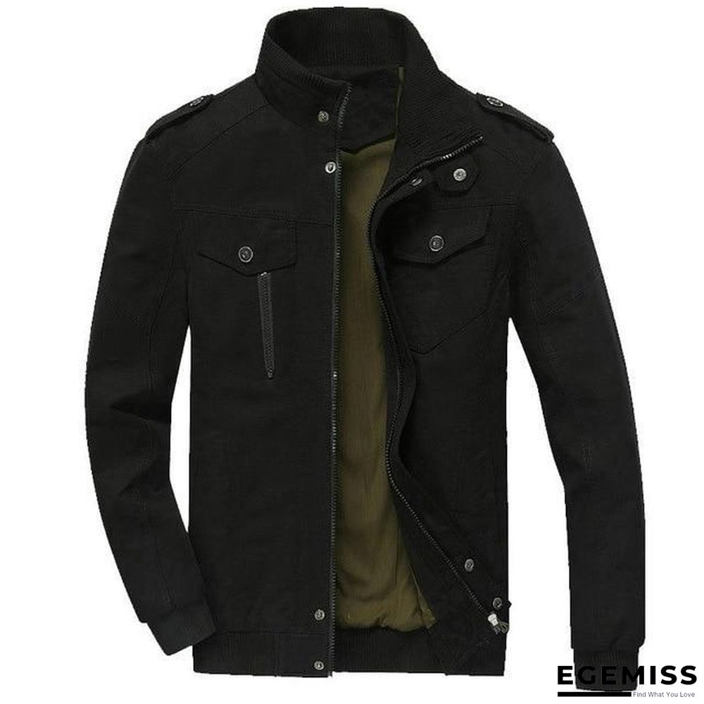 Bomber Jackets Coats Men Cotton Casual Workout Military Jacket Men | EGEMISS