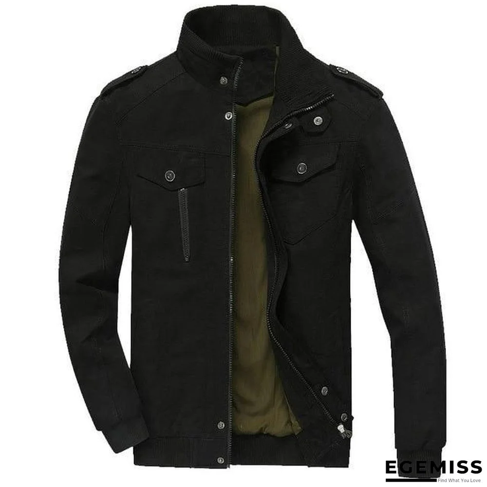 Bomber Jackets Coats Men Cotton Casual Workout Military Jacket Men | EGEMISS