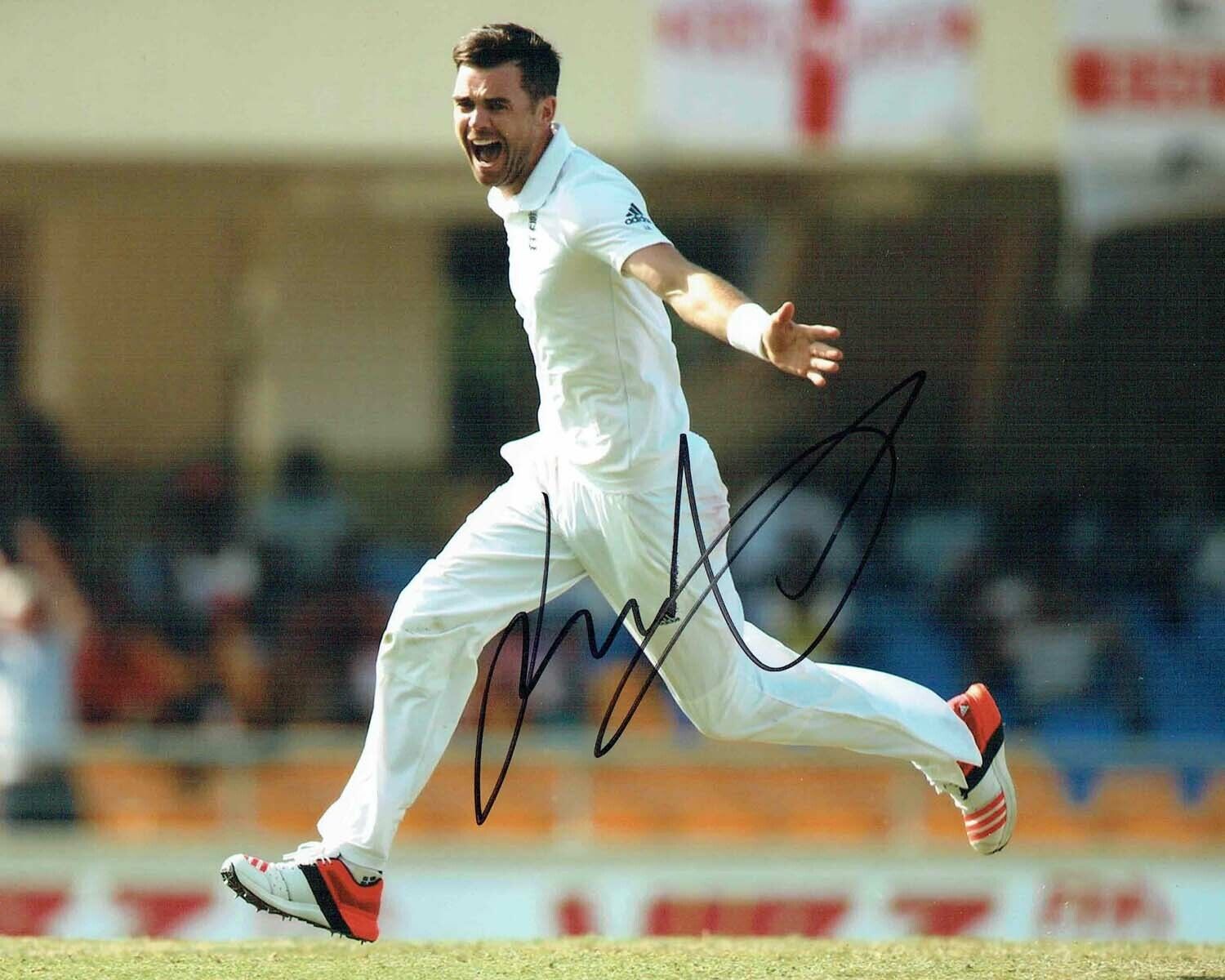 Jimmy ANDERSON 2019 Signed Autograph 10x8 Photo Poster painting 2 AFTAL COA England Cricket