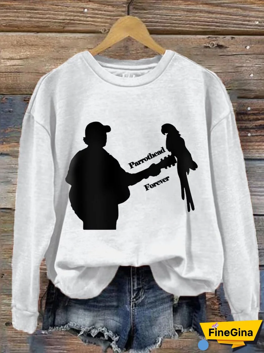 Women's Parrothead Forever Jimmy Memorial Sweatshirt