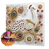 Framed Diamond Painting - Special Shaped - Peacock (25x25cm)