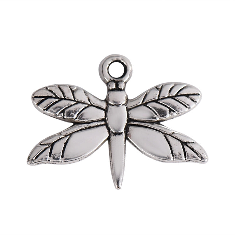 50 PCS/Package 17 * 16mm 20*16mm 21*20mm Alloy Dragonfly Pendant Jewelry Accessories