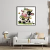 Cute Cow-14CT Stamped Cross Stitch 19*20cm/7.48*7.87in