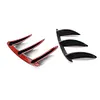1 Pair Car Rear Bumper Canards for Benz W176 A200 A250 A260 A45 (Glossy Black)