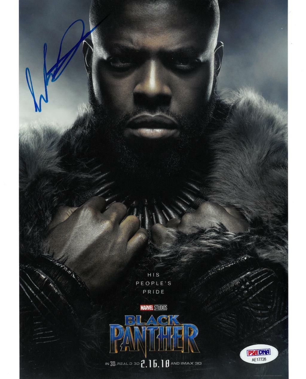 Winston Duke Signed Black Panther Autographed 8x10 Photo Poster painting PSA/DNA #AE17728