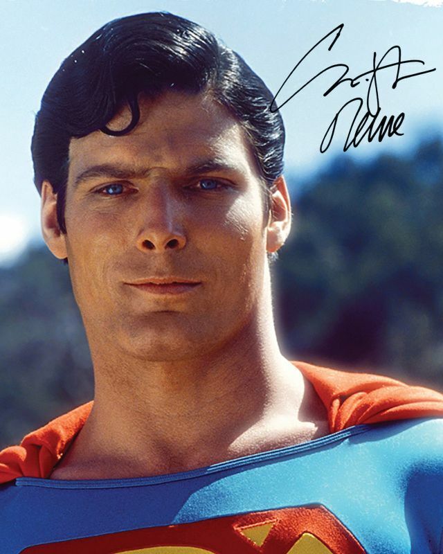 Christopher Reeve - Superman Autograph Signed Photo Poster painting Print