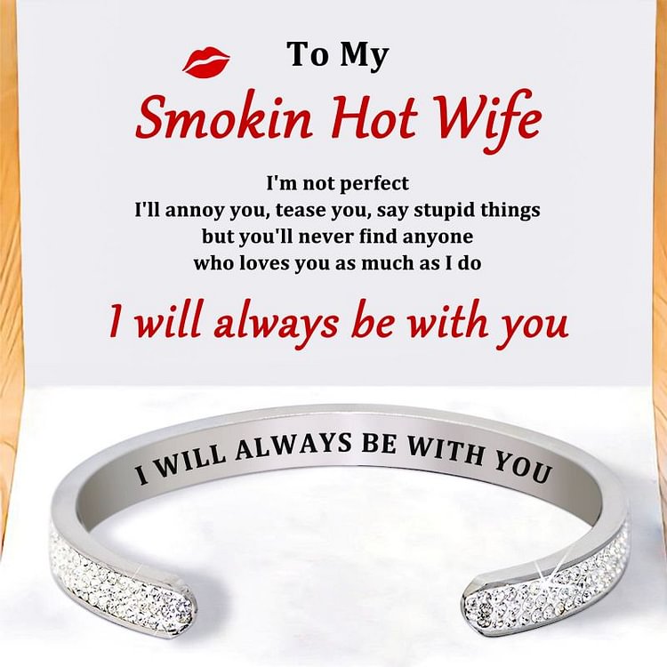 For Wife - I Will Always Be With You Diamond Bracelet