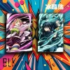 Mitsuri Kanroji & Muichiro Tokito Decorative Painting & Fridge Magnet - Demon Slayer: Kimetsu No Yaiba - BLK Studio