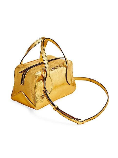 Khaite Small Maeve Leather Crossbody Bag 3.5 out of 5 Customer Rating
