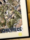 Military Style Straw Hat Crew Decorative Painting - ONE PIECE - Xingkong Studio
