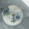 10PCS Babysbreath Rose Corsage Boutonniere Wrist Artificial Flower Wedding Catering Bridal Groom Guests Bouquets 