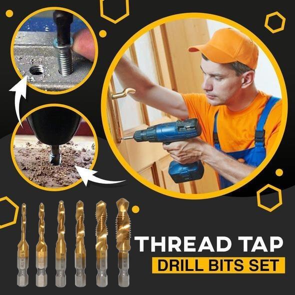 🔥40% OFF🔥Thread Tap Drill Bits Set