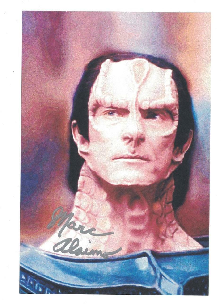 Marc Alaimo Signed Autographed 4 x 6 Photo Poster painting Actor Star Trek B