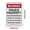 Warning - Vintage Metal Signs(12*16Inch) - Warning