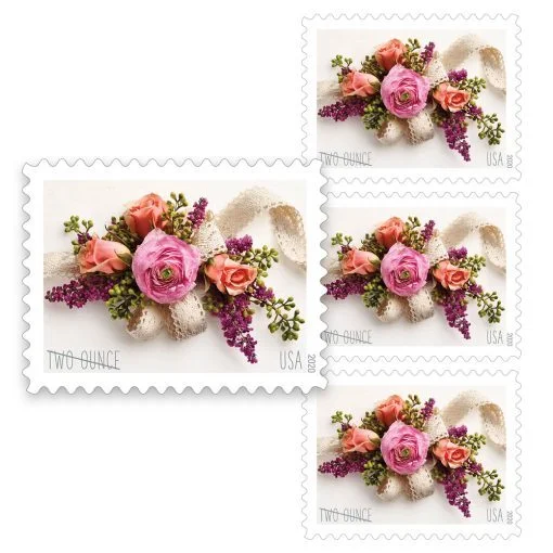 Garden Corsage Forever Stamps 2020"(Limited to one item per purchase)"