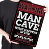 [Big Size]Man Cave - Metal Tin Signs(12*16Inch) - Garage&Transport
