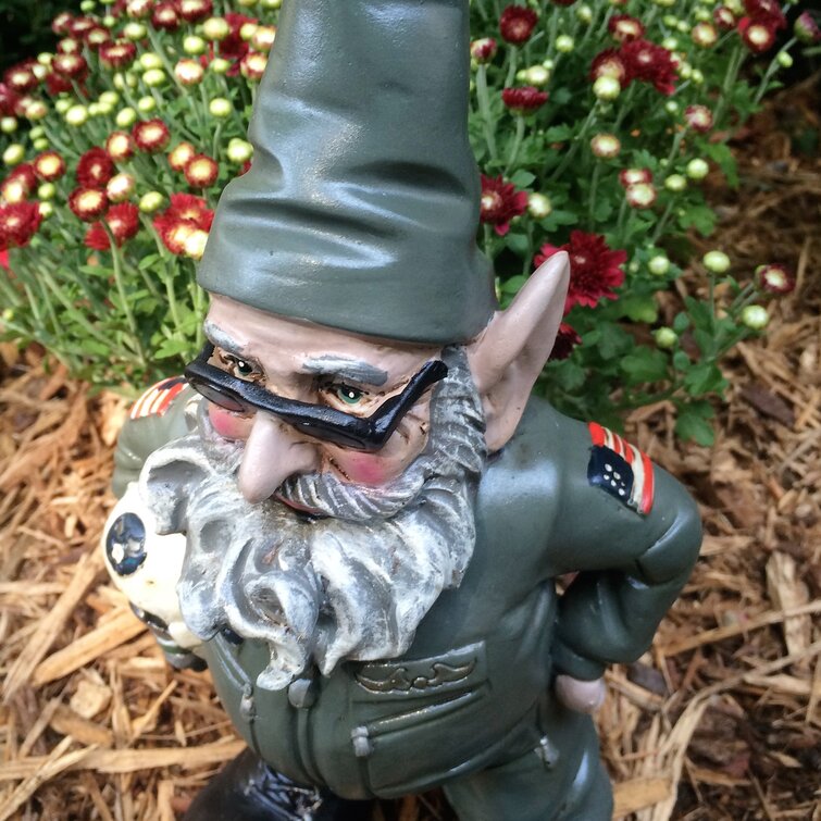 Nowaday Gnomes Airforce Military Soldier Garden Statue