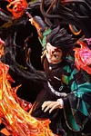 Tanjiro Kamado & Nezuko Kamado With LED - Demon Slayer: Kimetsu no Yaiba Resin Statue - Scratch Studio [In Stock]