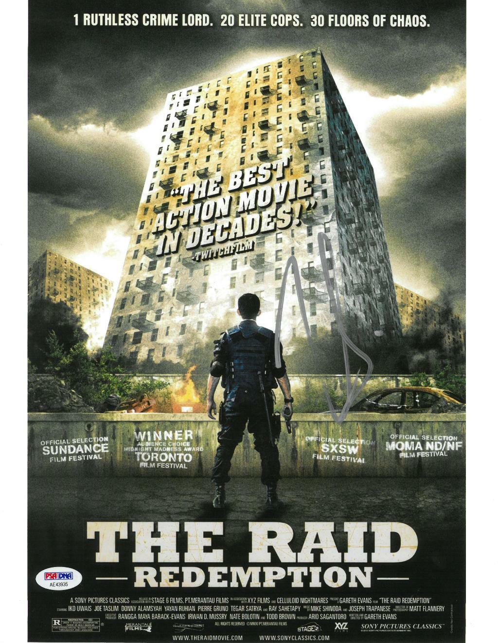 Iko Uwais Signed The Raid Redemption Autographed 11x14 Photo Poster painting PSA/DNA #AE43935