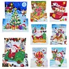 8pcs Diamond Painting Christmas Greeting Cards