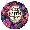 Letters DIY Diamond Painting Acrylic Special Shape Pendant Hanging Kit