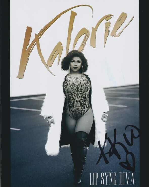 Kalorie Karbdashian Williams (RuPaul's Drag Race) signed 8x10 Photo Poster painting In-person