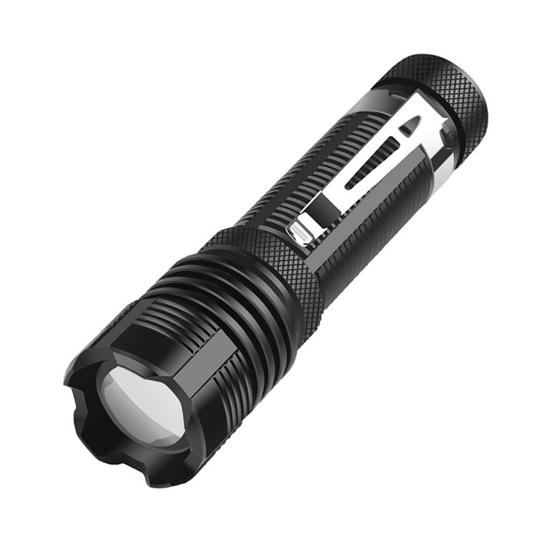 XHP50 Portable LED Telescopic Zoom Flashlight Waterproof Powerful Torch