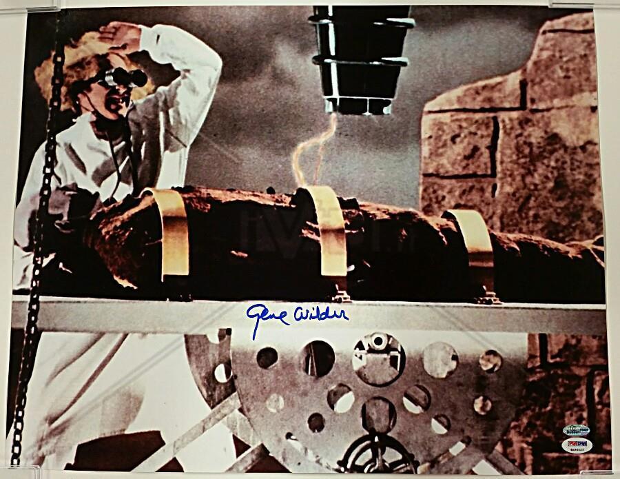 GENE WILDER Autograph Signed YOUNG FRANKENSTEIN 16x20 Photo Poster painting ~ PSA Witness COA