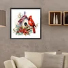 Diamond Painting-DIY Full Round Drill Cardinal on a Branch(40*40cm)