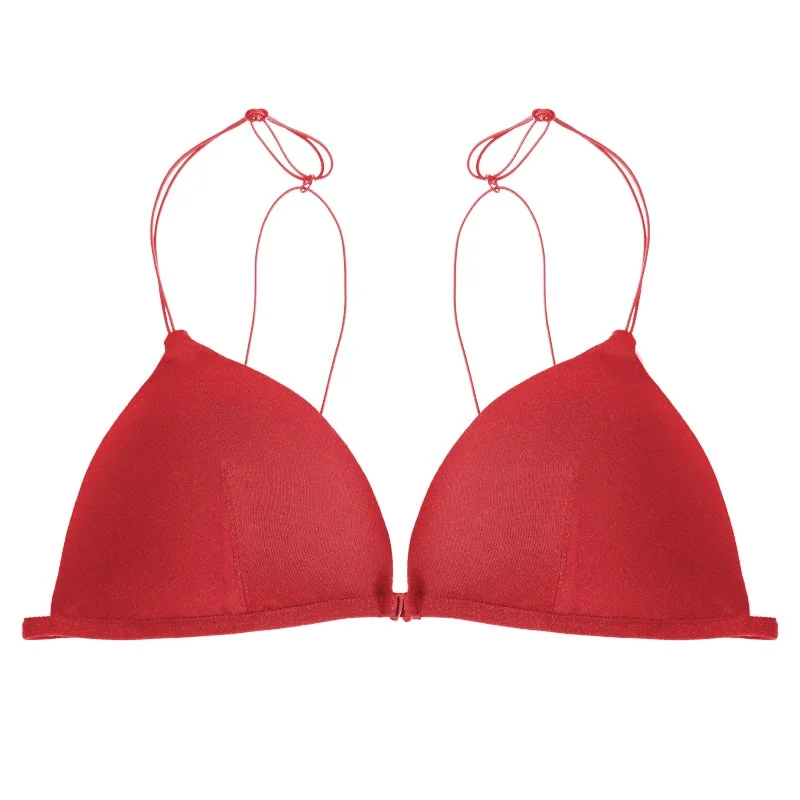 Sexy women's seamless front closed bra bra wireless push-ups bra backless comfortable soft underwear bra...