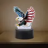 Drapeau am&eacute;ricain aigle-diamant lampe pilote ornement de bureau