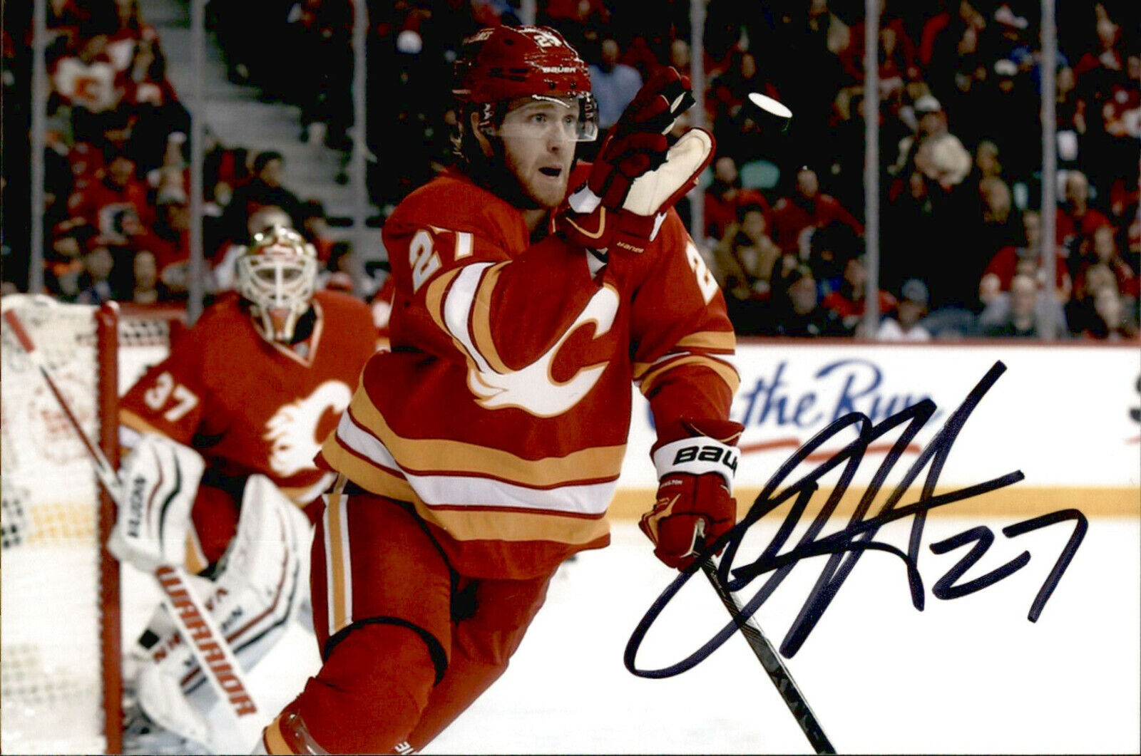 Dougie Hamilton SIGNED 4x6 Photo Poster painting CALGARY FLAMES / CAROLINA HURRICANES #3