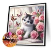 Diamond Painting-DIY Full Round Drill Cat