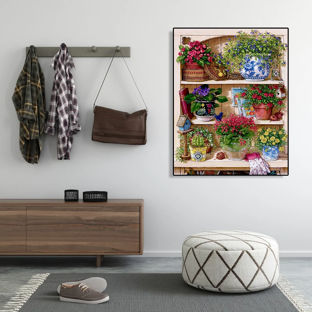Flower Rack - Paint By Number(40*50cm)