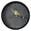 Bruce Lee Kung Fu Personality Silent Wall Clock Home Clock Decorative Round Clock