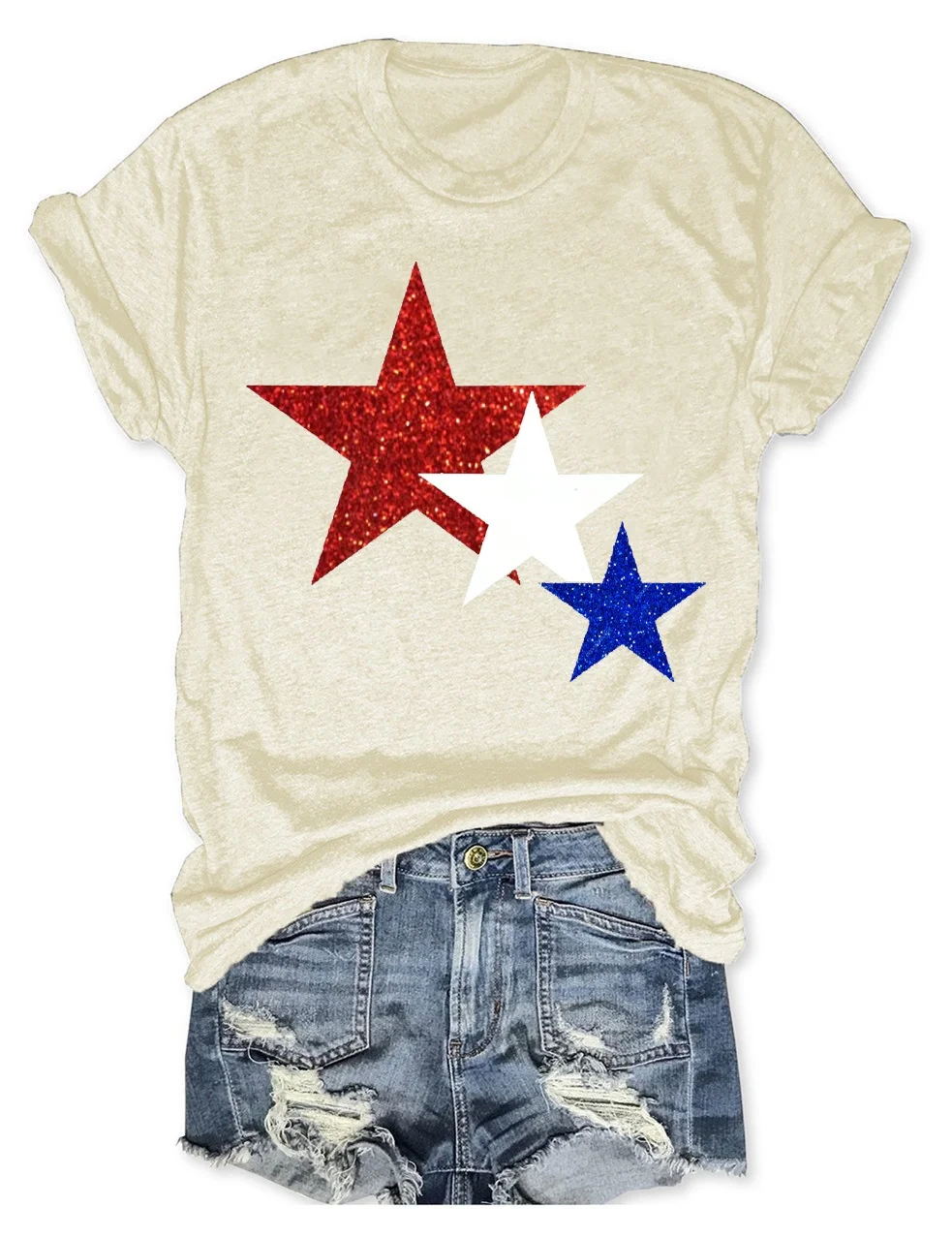 Glitter 4th of July T-Shirt
