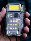 COB+SMD LED Camping Work Light Rechargeable Mini Flashlight Hat Clip Torch Light