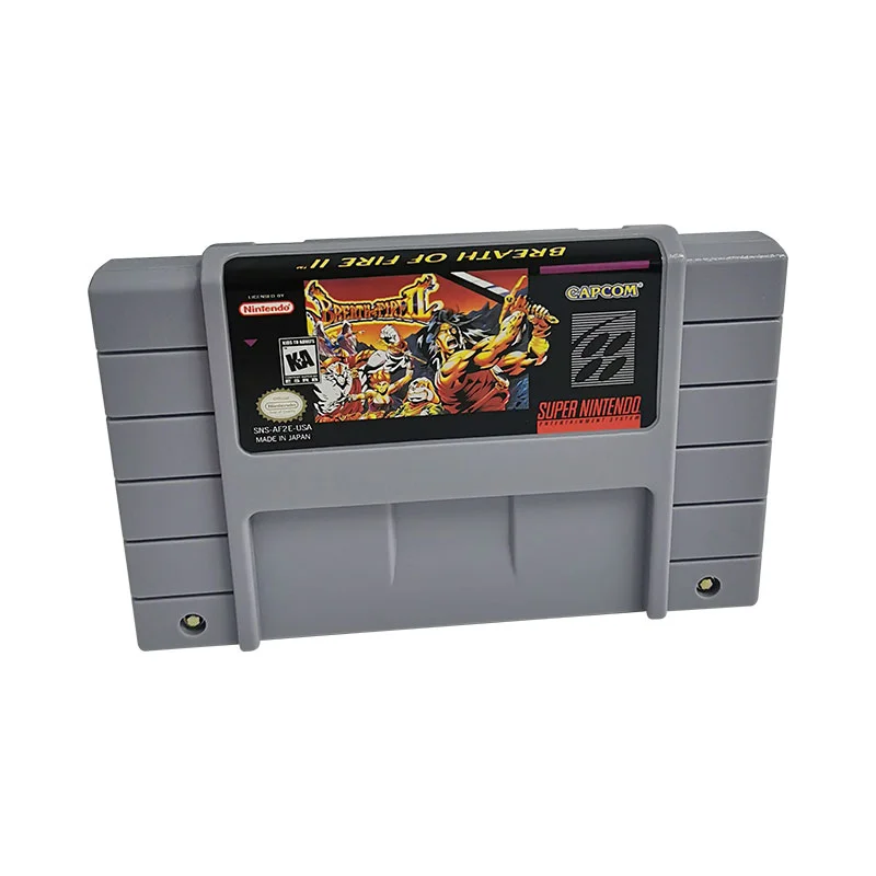 Breath of Fire II SNES For Super Nintendo Entertainment System - 16 Bit US Version Game Cartridge