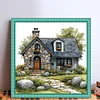 Cabin-11CT Stamped Cross Stitch 40*40cm/15.75*15.75in