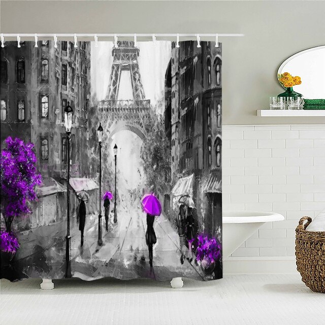 

Shower Curtain – Iron Tower-180*180cm, 501 Original