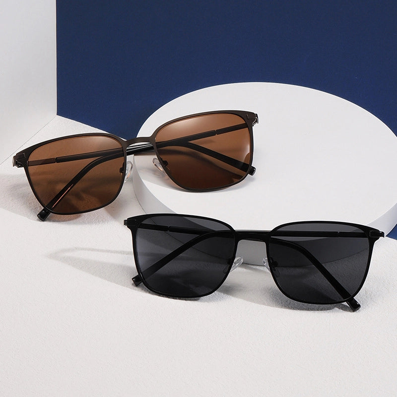 Minimalist Geometric Tac Square Full Frame Women’s Sunglasses