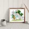Lucky Rabbit - 14CT Stamped Cross Stitch 17*15cm/6.69*5.91in(Brand)