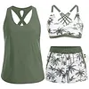 🏖️LAST DAY SALE 49% OFF 🔥Aqua Eve Three Piece Tankini with Shorts🩱