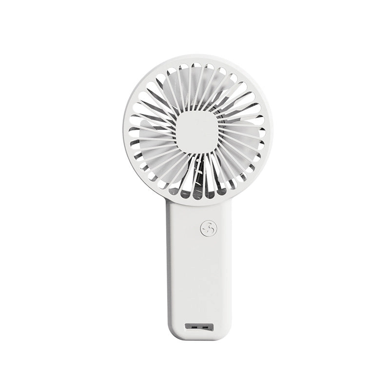New Handheld Fan Usb Charging Small Fan Portable Mini Dormitory Desktop Silent Gift Logo