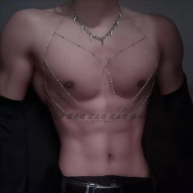 Lovingerie - Men's Sharp Cone Sexy Chest Necklace