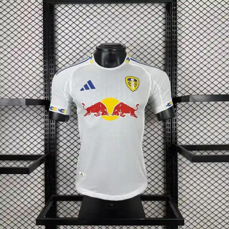 25/26 Player Version Leeds United Soccer Jersey Home