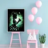 Tiana - Full Round Diamond Painting-(Silhouette style)