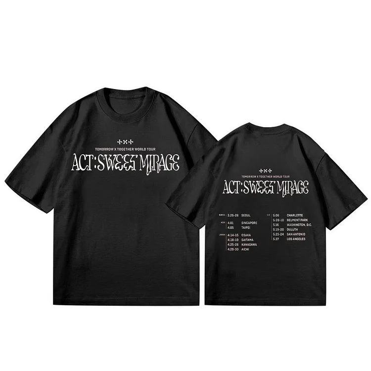 TXT World Tour ACT : SWEET MIRAGE Printed T-shirt