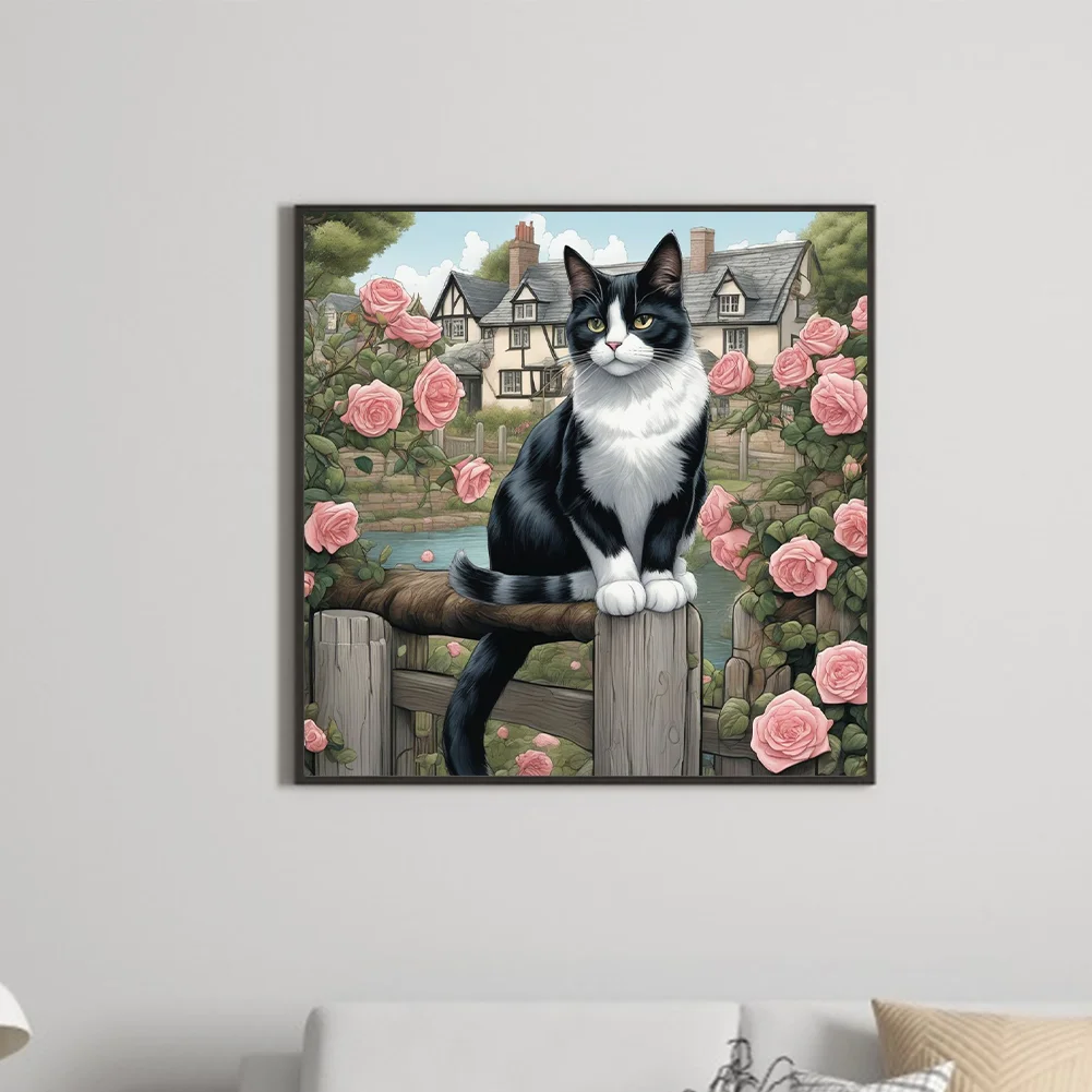 Diamond Painting - Full Round Drill - Cats(Canvas|30*30cm)